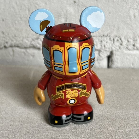 Disney Vinylmation Mickey Mouse Figure San Francisco Cable Car Dan Beltran - Picture 3 of 7